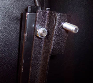 bracket on slider detail