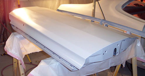 passenger door epoxied